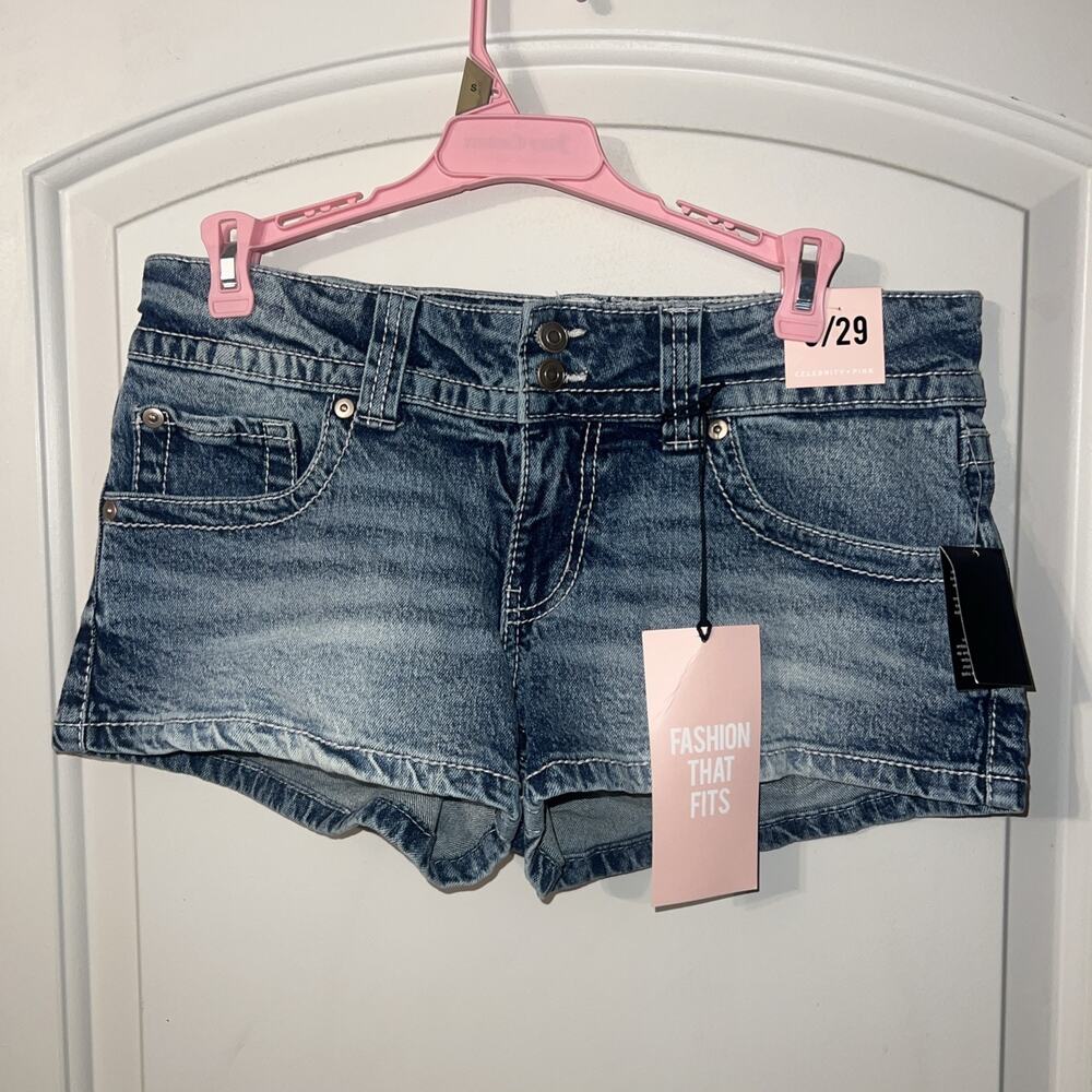 Celebrity Pink Shorts Womens 9/29 Off Denim Stretch Casual